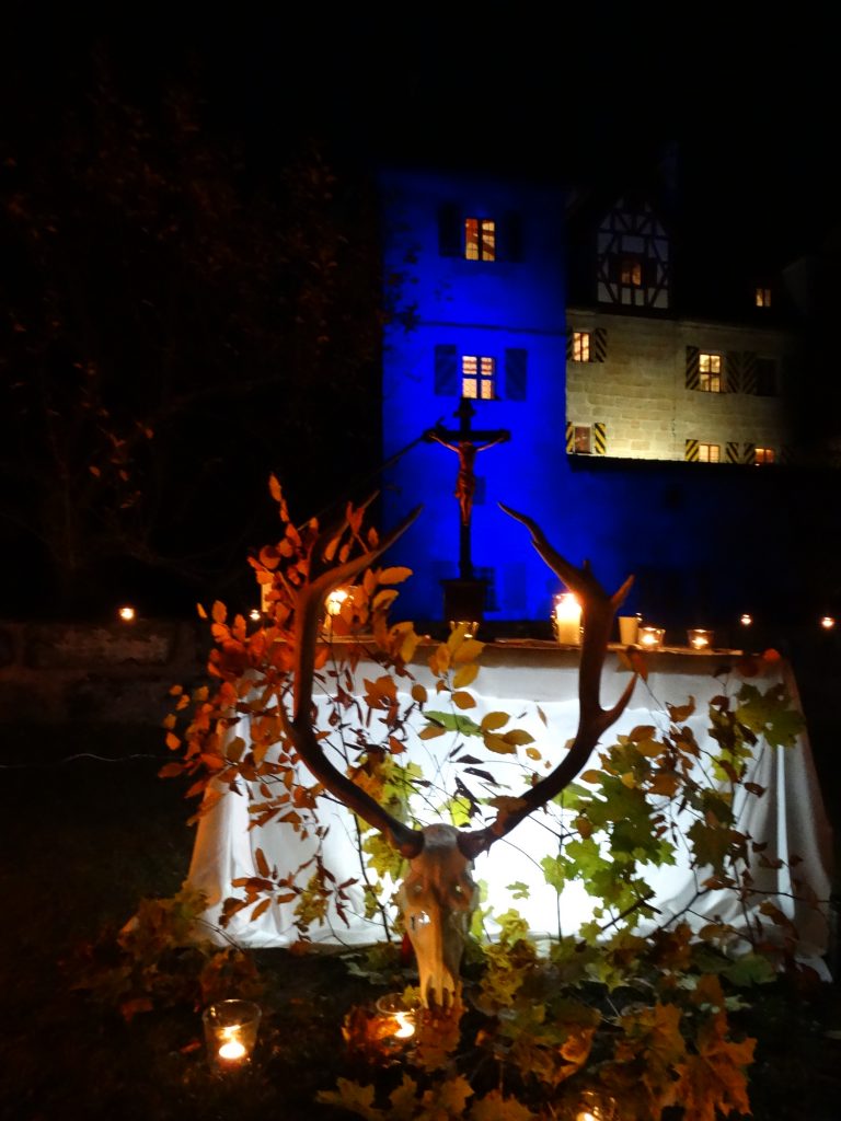 Jägergottesdienst auf Schloss von Petz