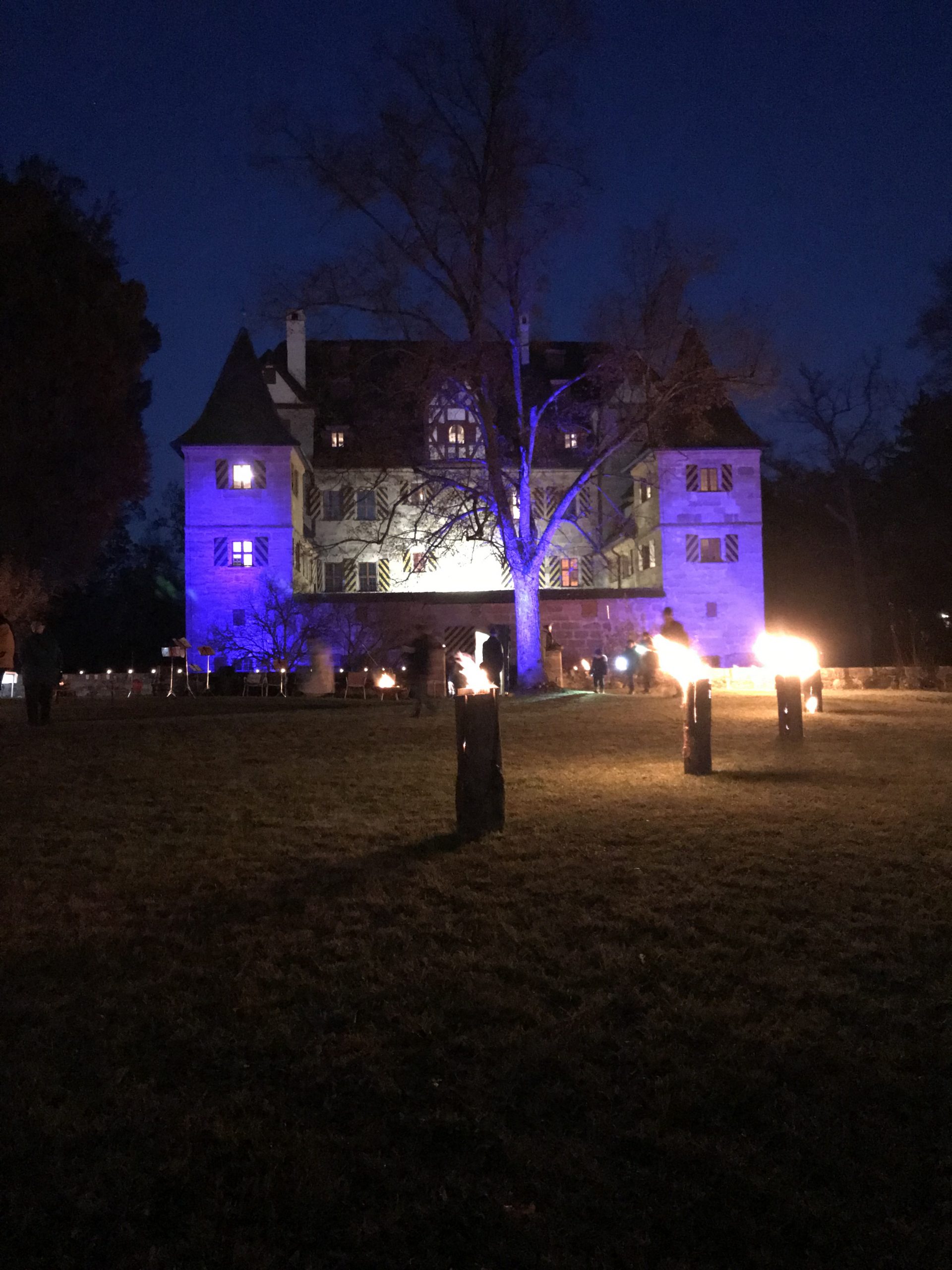Jägergottesdienst auf Schloss von Petz