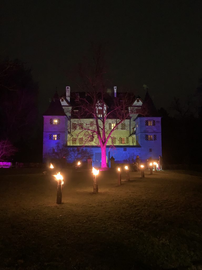 Jägergottesdienst auf Schloss von Petz