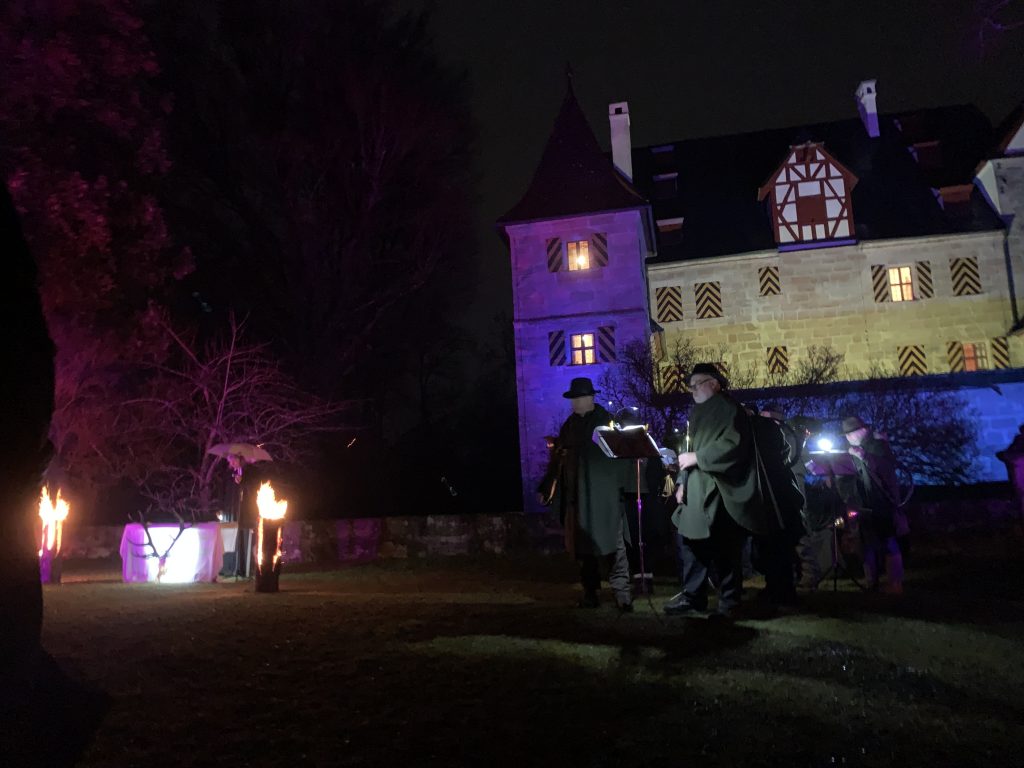 Jägergottesdienst auf Schloss von Petz