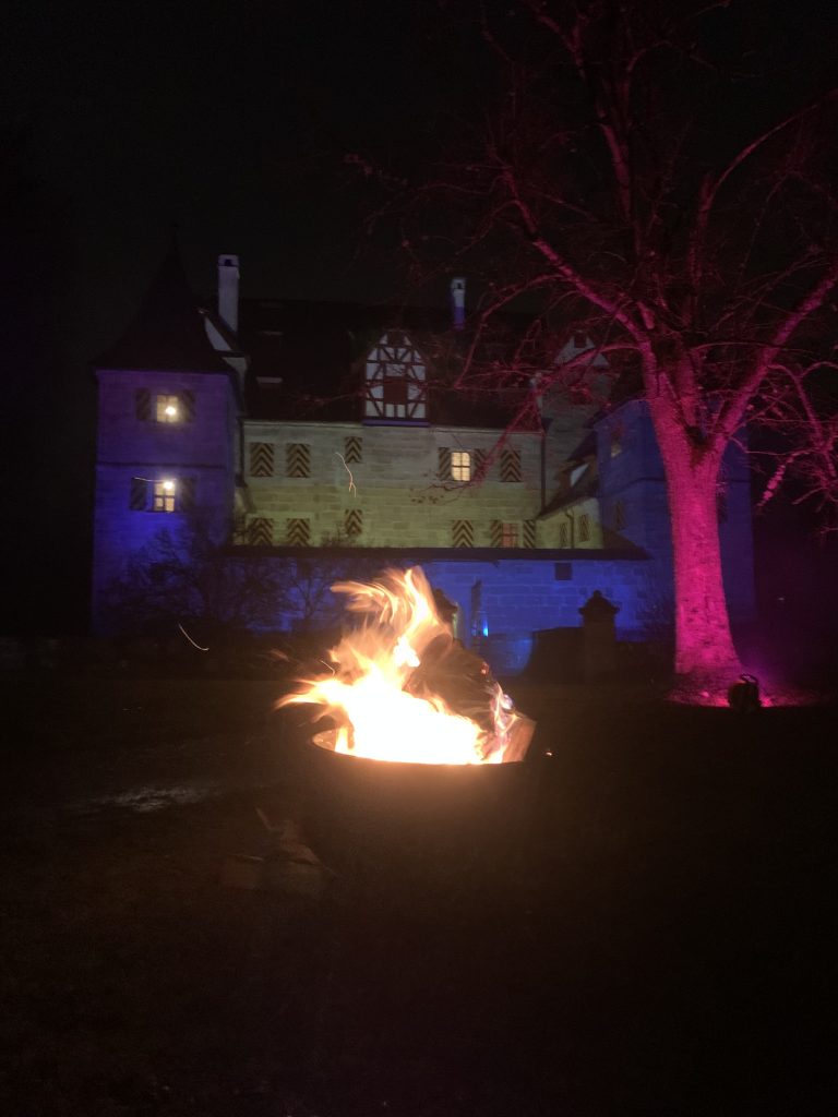 Jägergottesdienst auf Schloss von Petz