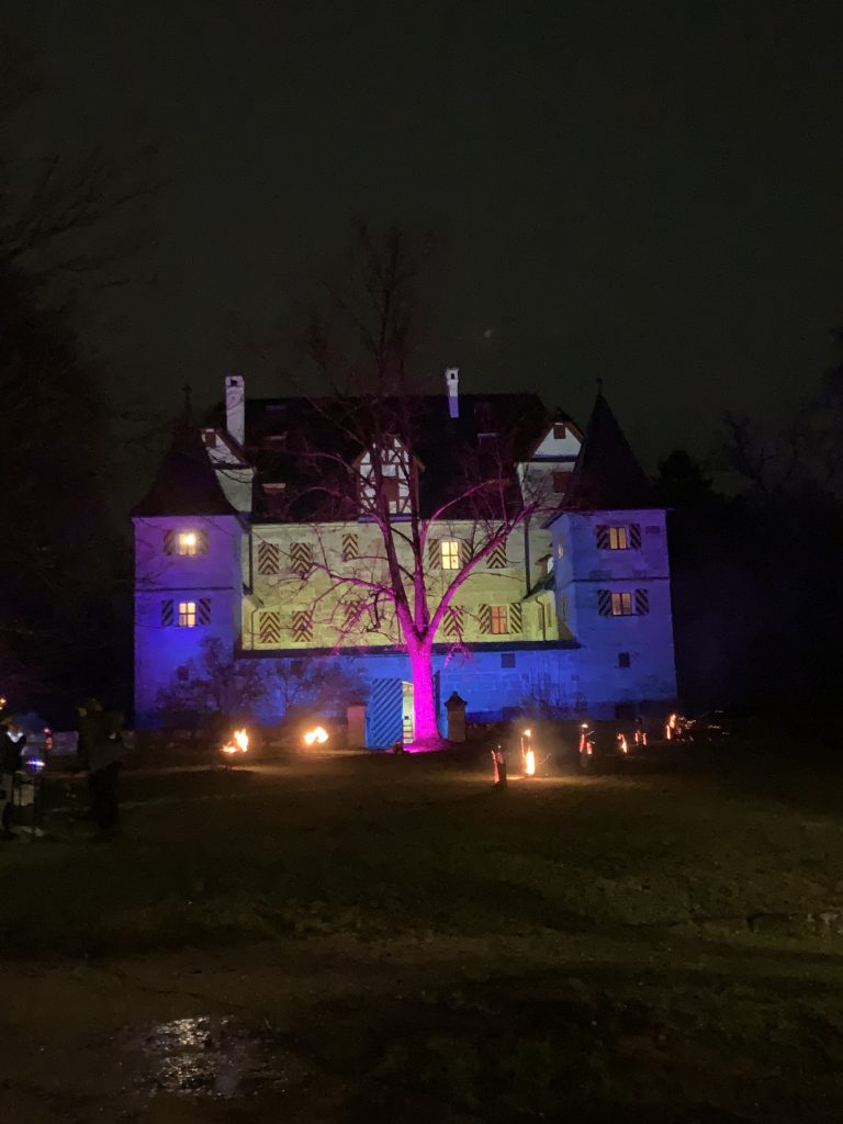Jägergottesdienst auf Schloss von Petz